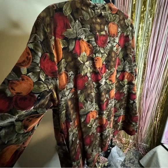 SOLD - Fruit Velour Blazer - Picture 3 of 4